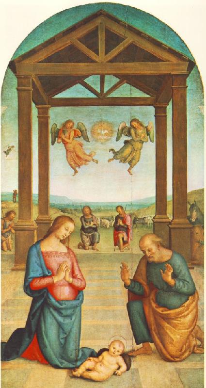 Pietro Perugino The Presepio France oil painting art